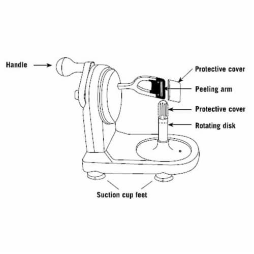 Apple Pro Peeler Perspective: left