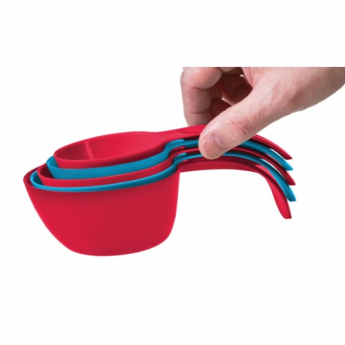 Starfrit 93115‐003‐0000 Snap Fit Measuring Cups Perspective: left