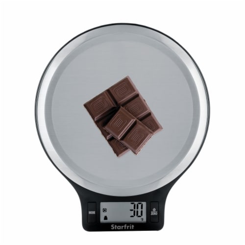 Starfrit Electronic Kitchen Scale (Black) Model-093765-006-0000 Perspective: left