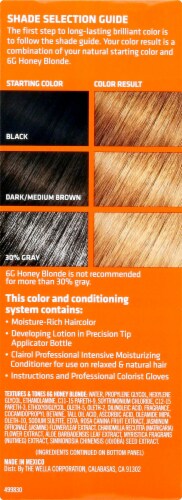 Clairol Textures & Tones 6G Honey Blonde Permanent Hair Color Perspective: left