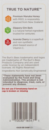 Burt's Bees Kids Daytime Cough Syrup & Immune Support Perspective: left