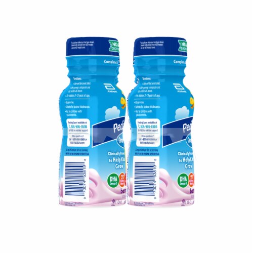 Pediasure Berry Flavor Nutitional Drinks Perspective: left