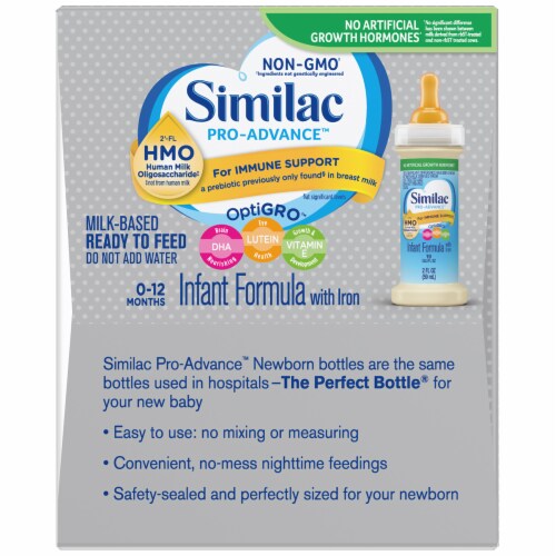 Similac Pro-Advance Ready-to-Feed Infant Formula, 8 bottles / 2 fl oz