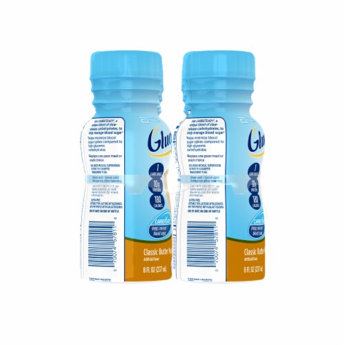 Glucerna® Classic Butter Pecan Diabetes Nutritional Shake Perspective: left