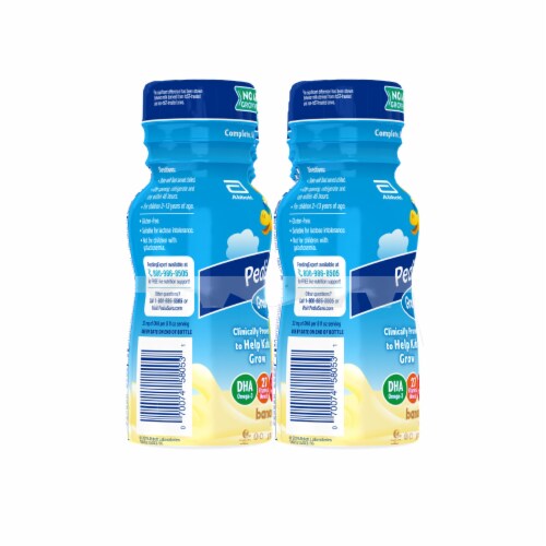 PediaSure® Grow & Gain Banana Cream Kids’ Nutritional Shakes 4 Pack Perspective: left