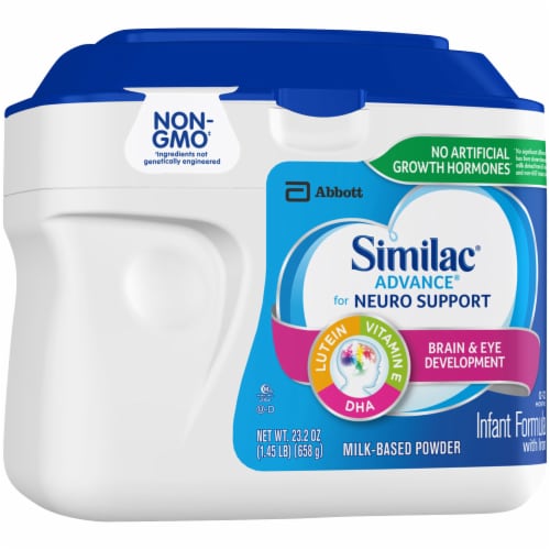 Similac Advance Infant Non-GMO Milk-Based Powder Formula with Iron Perspective: left
