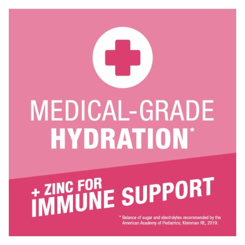 Pedialyte AdvancedCare® with Immune Support Strawberry Lemonade Electrolyte Solution Drink Perspective: left