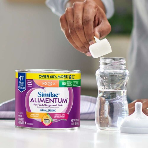Similac® Alimentum® Hypoallergenic Infant Formula with Iron Powder Perspective: left