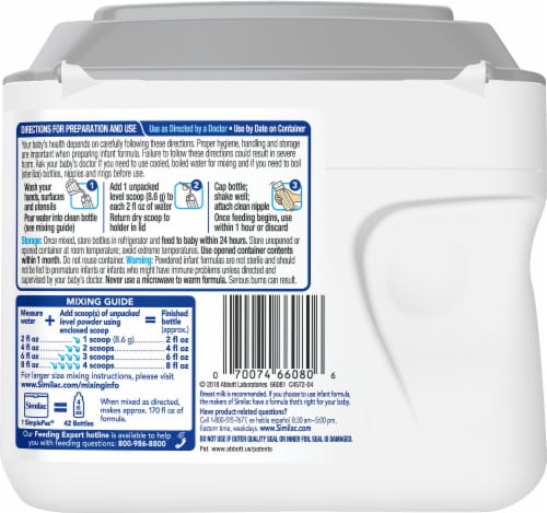 Similac formula sales mixing instructions