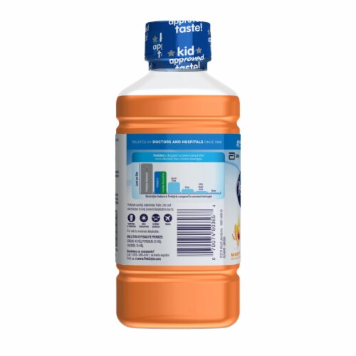 Pedialyte Mixed Fruit Flavored Electrolyte Solution Perspective: left