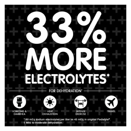 Pedialyte® Advanced Care® Plus Chilled Cherry Pomegranate Electrolyte Solution Drink Perspective: left