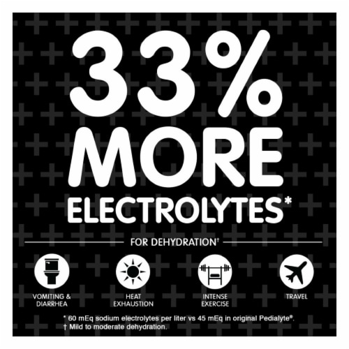 Pedialyte AdvancedCare® Plus Orange Breeze Electrolyte Powder Packets Perspective: left