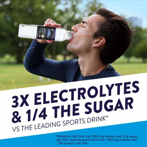 Pedialyte® Coconut Burst Advanced Rehydration Beverage Perspective: left