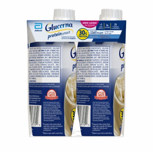 Glucerna® Homemade Vanilla Ready to Drink Protein Shake Perspective: left