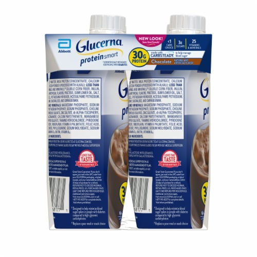 Glucerna® Protein Smart Chocolate Ready to Drink Protein Shake Perspective: left