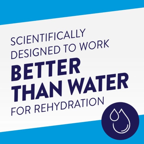Pedialyte® Fast Hydration Strawberry Electrolyte Solution Drink Perspective: left