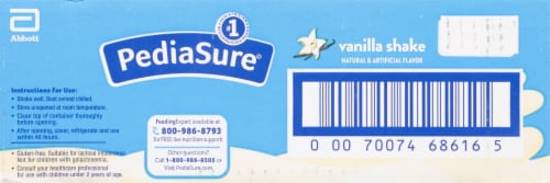 Pediasure® Vanilla Shake Grow and Gain® With Immune Support Perspective: left