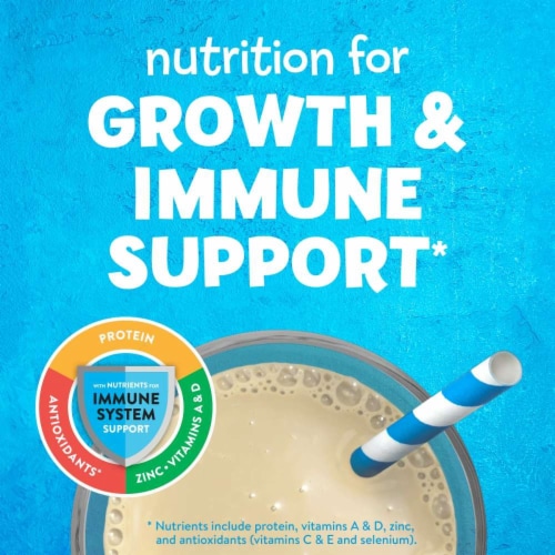 Pediasure® Grow & Gain Vanilla Fiber Shake Perspective: left