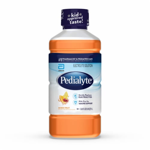 Pedialyte® Mixed Fruit Electrolyte Solution Perspective: left