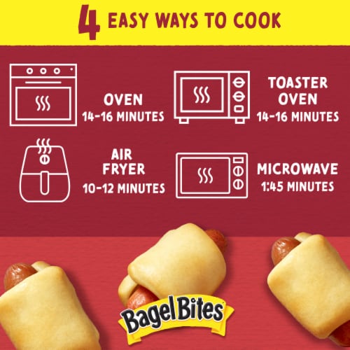 Bagel Bites Bagel Dogs Frozen Snacks Perspective: left