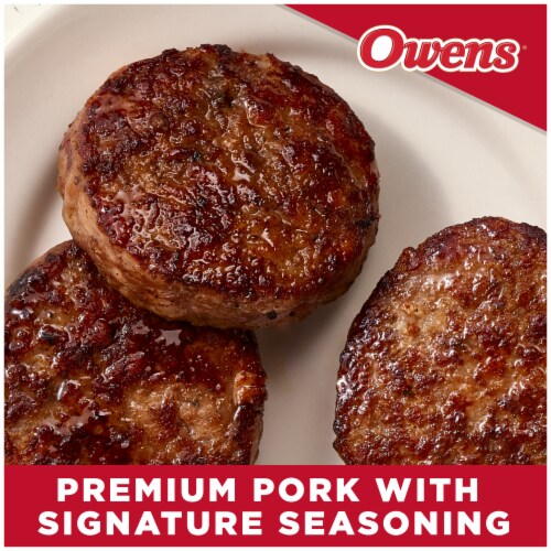 Owens Original Sausage Patties Perspective: left