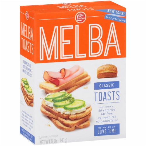 Old London Classic Melba Toasts Perspective: left