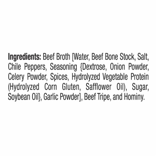 Juanita’s Foods Ready to Serve Original Menudo Soup, 94 oz Can Perspective: left