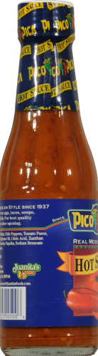 Pico Pica Hot Sauce Perspective: left