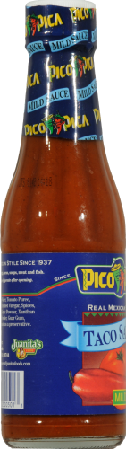 Juanita's Foods Pico Pica Mole Taco Sauce Perspective: left