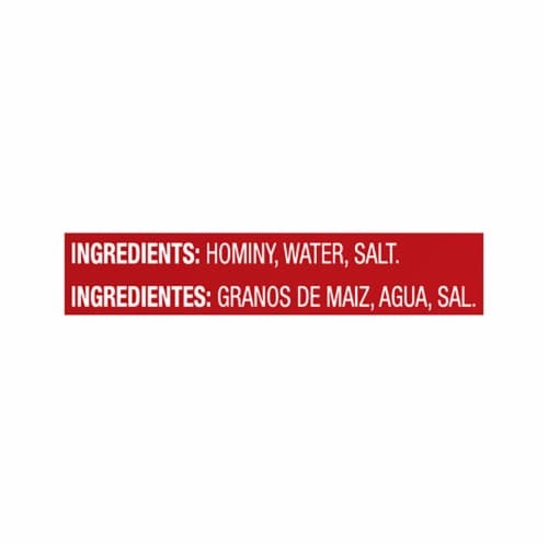 Juanita’s Foods Mexican Style Hominy, 110 oz, Can Perspective: left