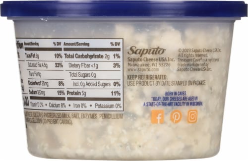 Treasure Cave® Crumbled Blue Cheese Perspective: left