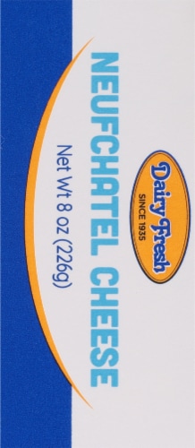 Dairy Fresh Pasteurized Low Fat Cream Cheese Perspective: left