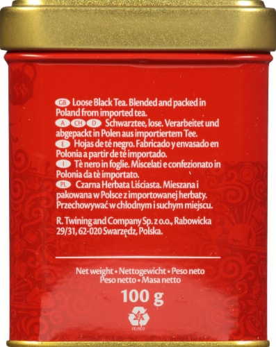 Twinings Of London™ English Breakfast Loose Tea Tin Perspective: left