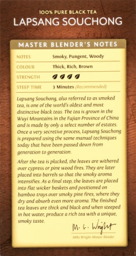 Twinings Of London® Lapsang Souchong Pure Black Tea Bags Perspective: left