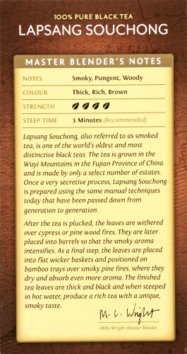Twinings Of London® Lapsang Souchong Pure Black Tea Bags Perspective: left
