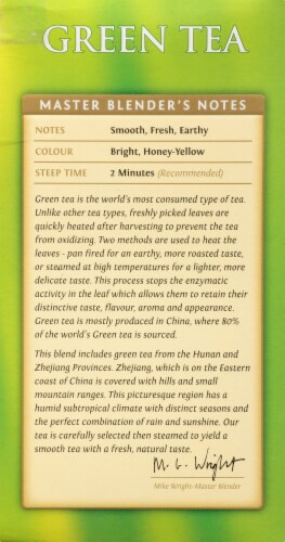 Twinings of London Green Tea Bags Perspective: left