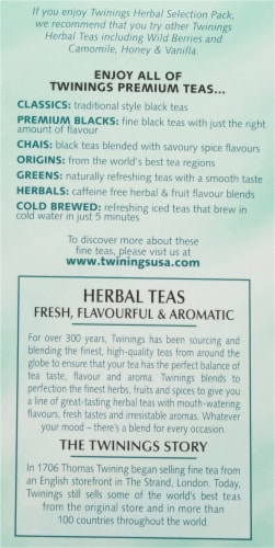 Twinings of London® Assorted Herbal Teas Variety Pack Perspective: left
