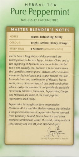 Twinings® of London Pure Peppermint Herbal Tea Perspective: left