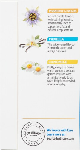 Twinings of London Unwind Passionflower & Camomile Tea Perspective: left