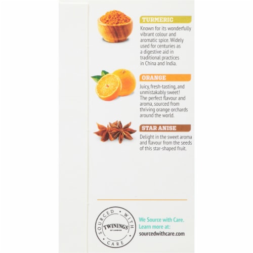 Twinings of London Soothing Turmeric Tea Bags Perspective: left