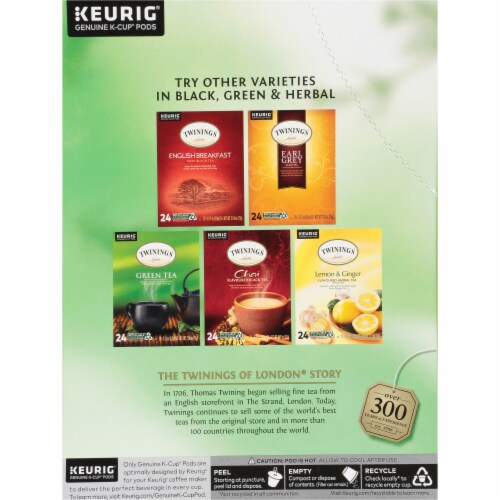Twinings® of London Pure Peppermint Herbal Tea K-Cup Pods Perspective: left