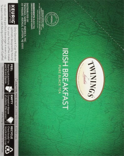 Twinings Of London Irish Breakfast Pure Black Tea K-Cup Pods Perspective: left