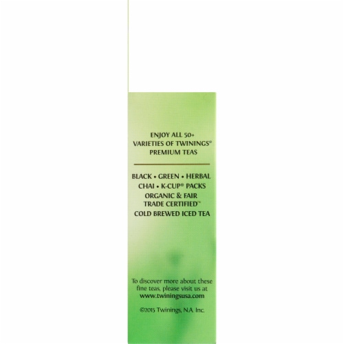 Twinings of London Pure Peppermint Herbal Tea Bags Perspective: left