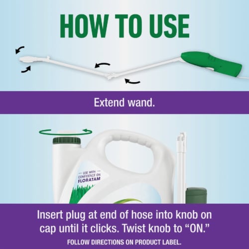 Roundup For Lawns 1 Gal. Wand Sprayer Southern Formula Weed Killer 5012506 Perspective: left