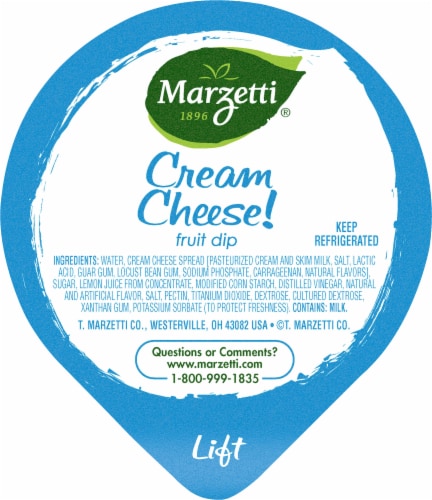 Marzetti Cream Cheese Fruit Dip Perspective: left