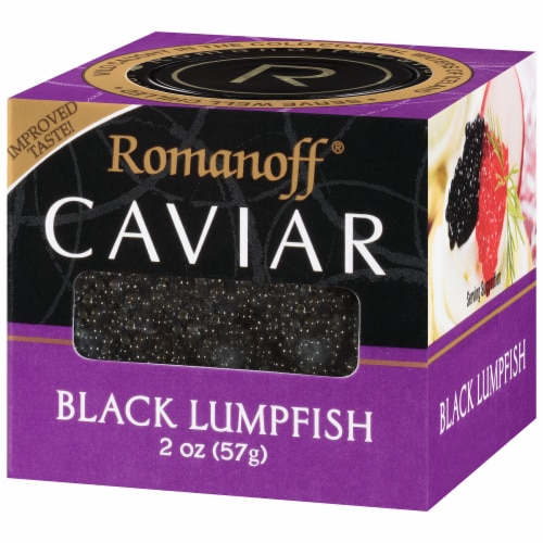 Romanoff® Black Lumpfish Caviar Perspective: left