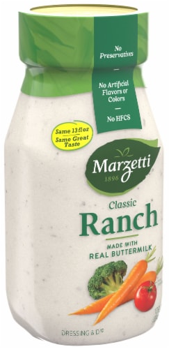 Marzetti® Classic Ranch Dressing & Dip 13 fl oz Jar Perspective: left
