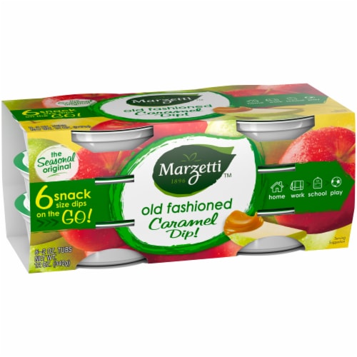 Marzetti Old Fashioned Caramel Dip Snack Size, 6 ct / 2 oz - Fred Meyer