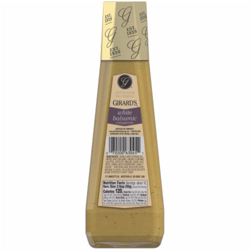 Girard's White Balsamic Vinaigrette Perspective: left
