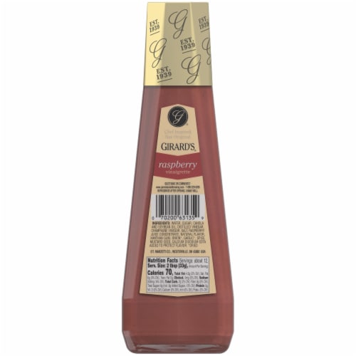 Girard's® Raspberry Vinaigrette Salad Dressing Perspective: left